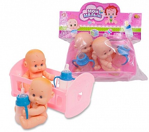 Пупсы из серии Мой малыш с аксессуарами, в пакете (ABtoys, PT-00486(WJ-A2217))